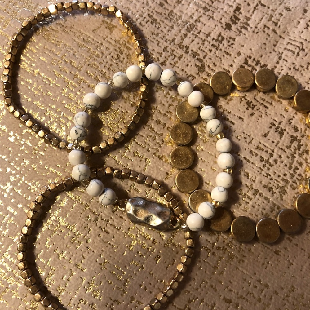 Erimish stack bracelets. Very good condition. Worn once or twice.